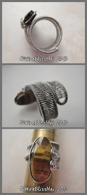 Adjustable Woven Ring Adjustable Woven Ring - Tiger Eye